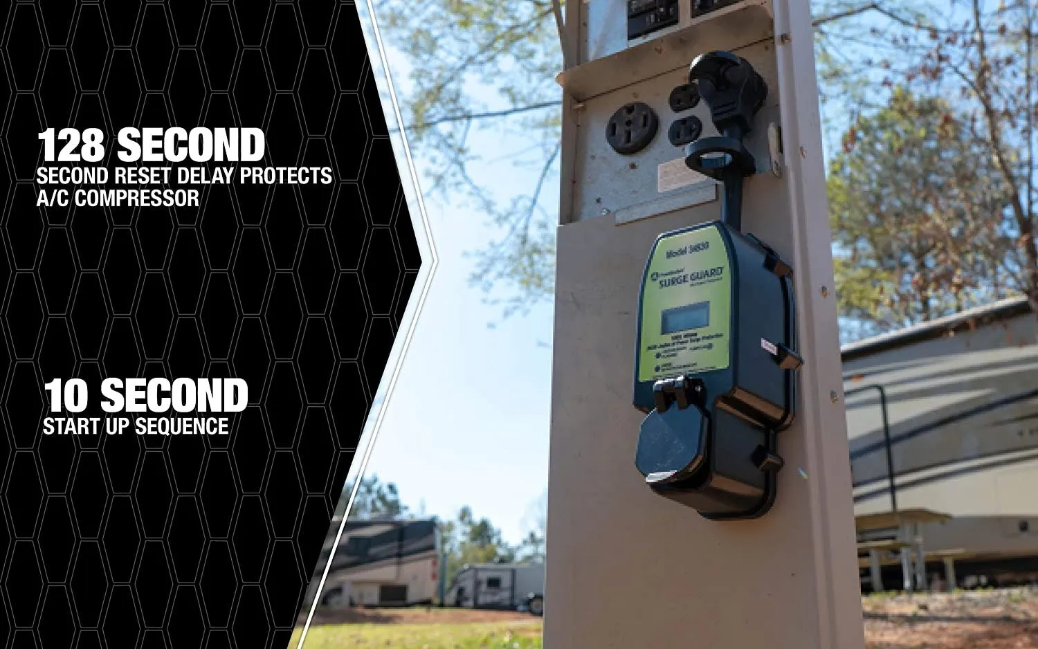 30A Portable Surge Guard W/Enh